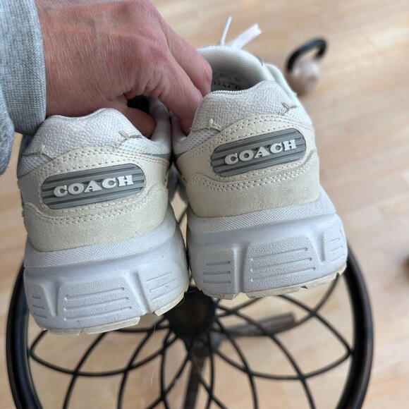 Coach Signature Low Top Sneakers size 9 C301 (CN342) - Picture 3 of 8